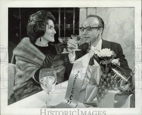 1962 press photo brunetta - press,